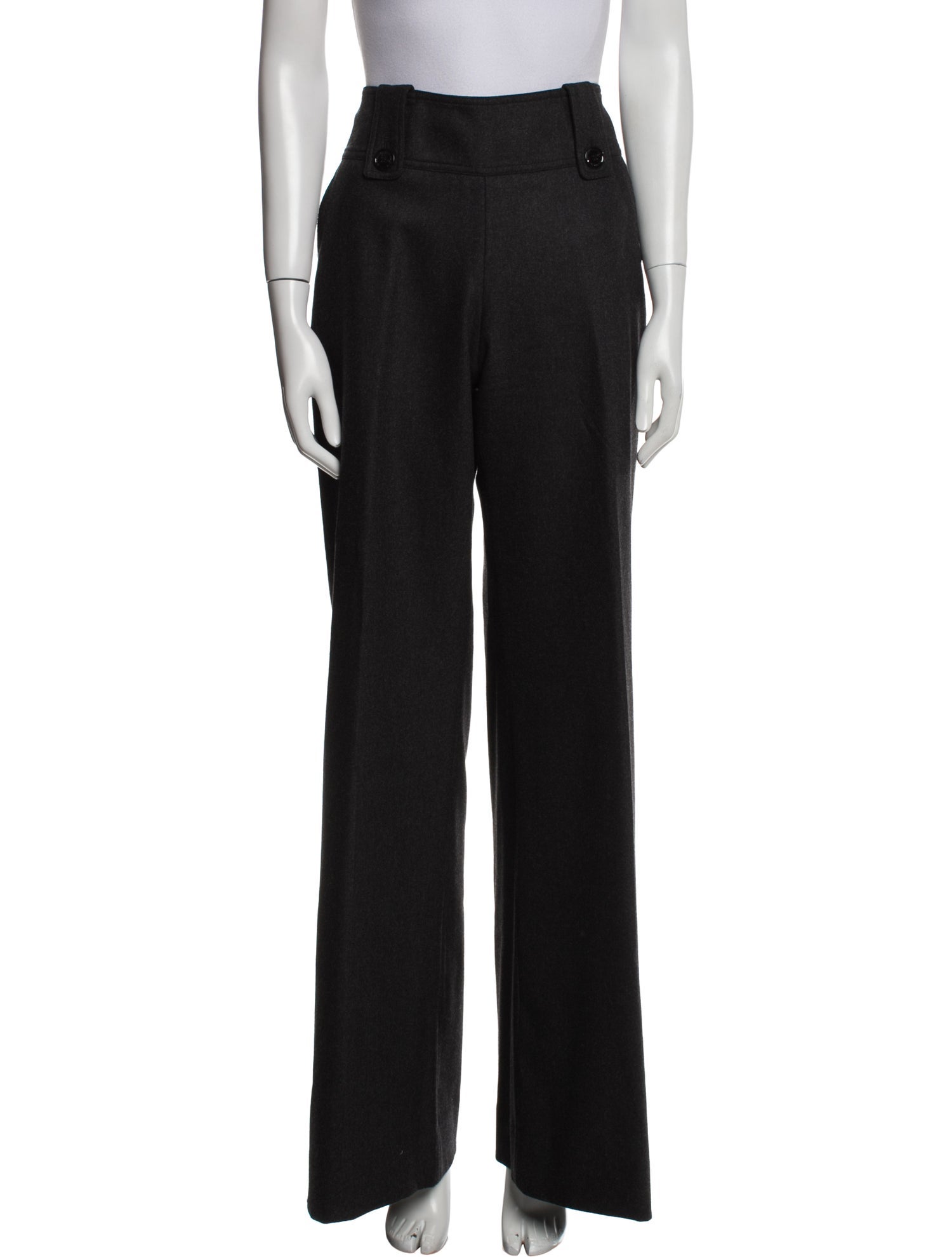Burberry London Wool Wide Leg Pants
