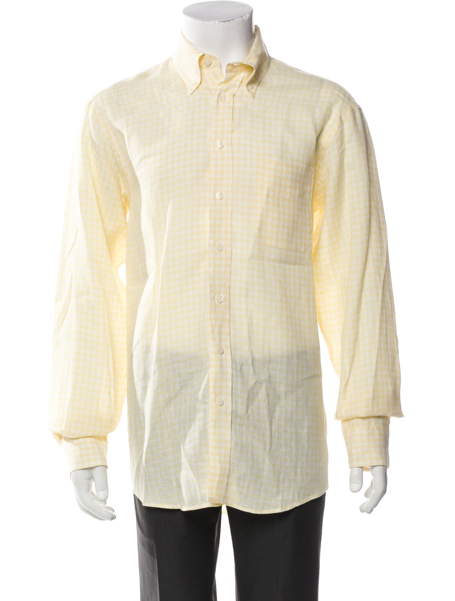 Burberry London Linen Long Sleeve Shirt