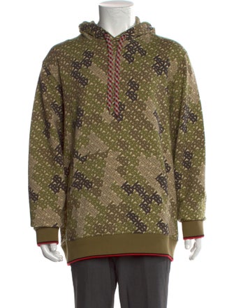 Burberry TB Monogram Camouflage Print Hoodie