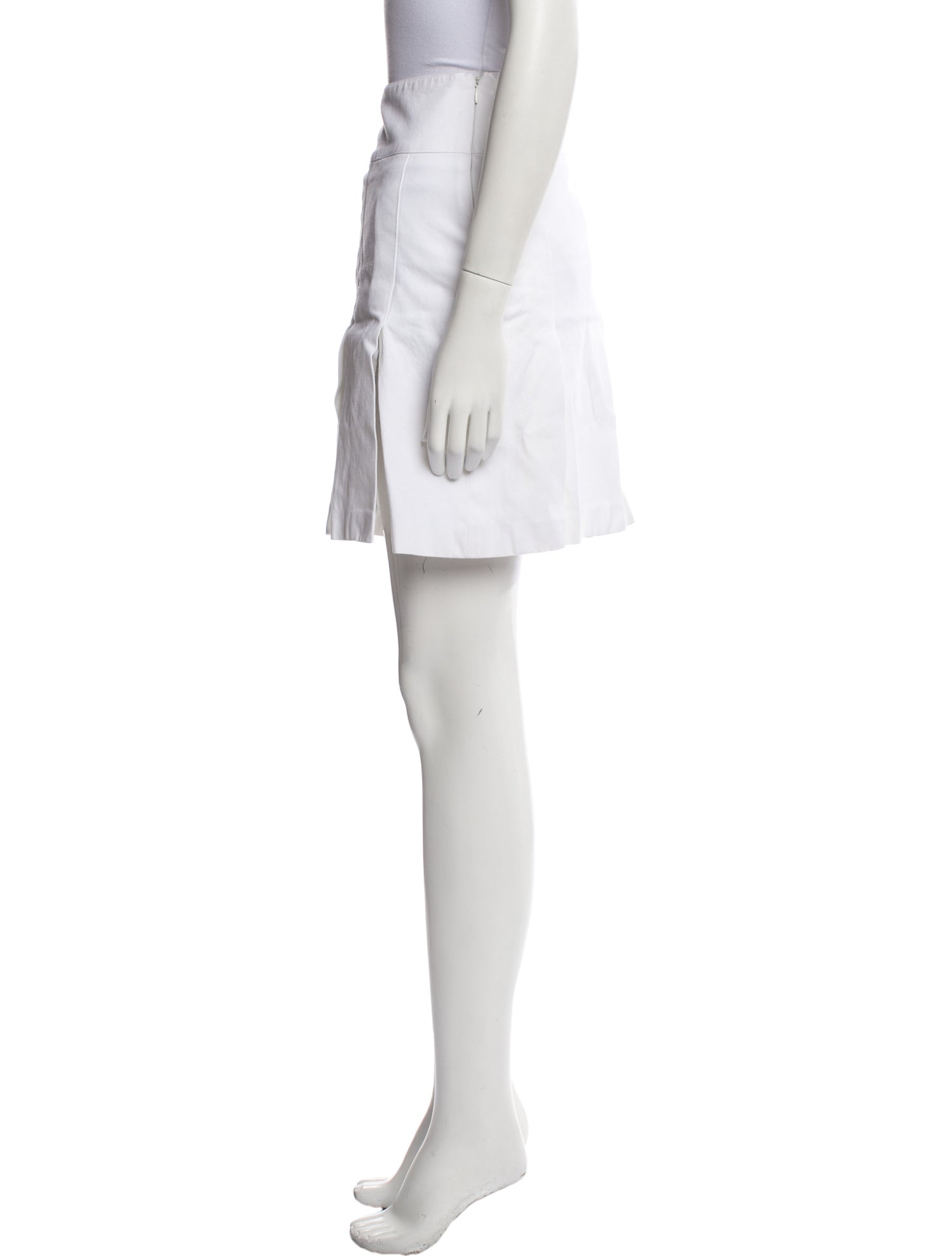 Burberry London Pleated Accents Mini Skirt