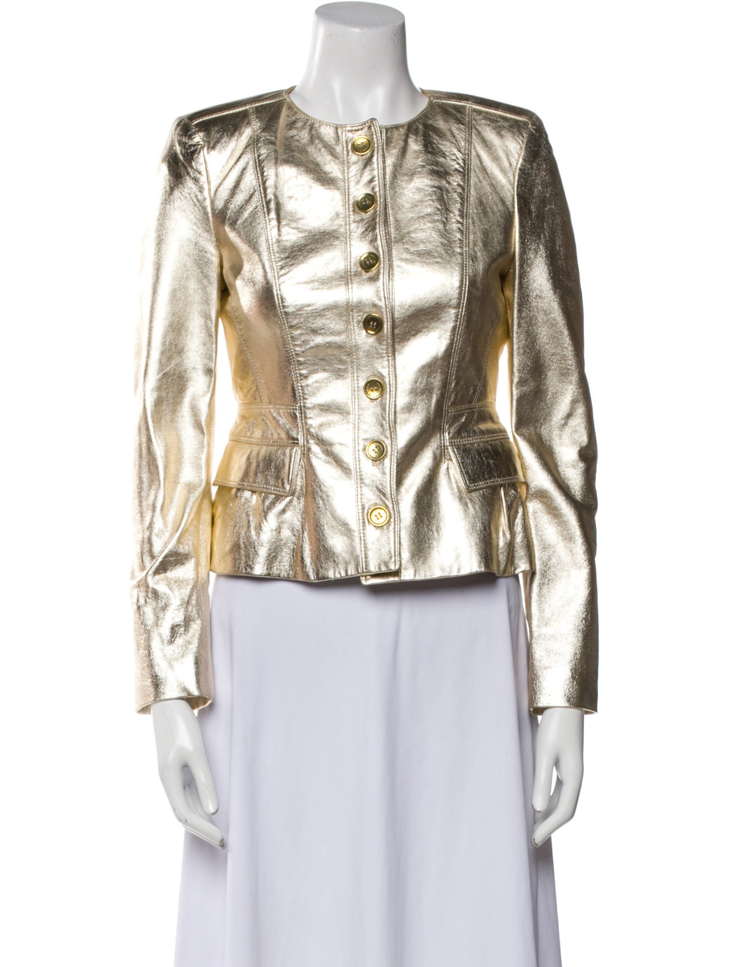 Burberry London Leather Evening Jacket