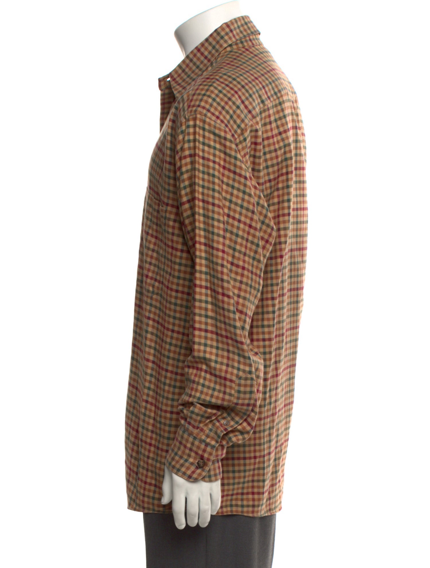 Burberry London House Check Pattern Long Sleeve Shirt