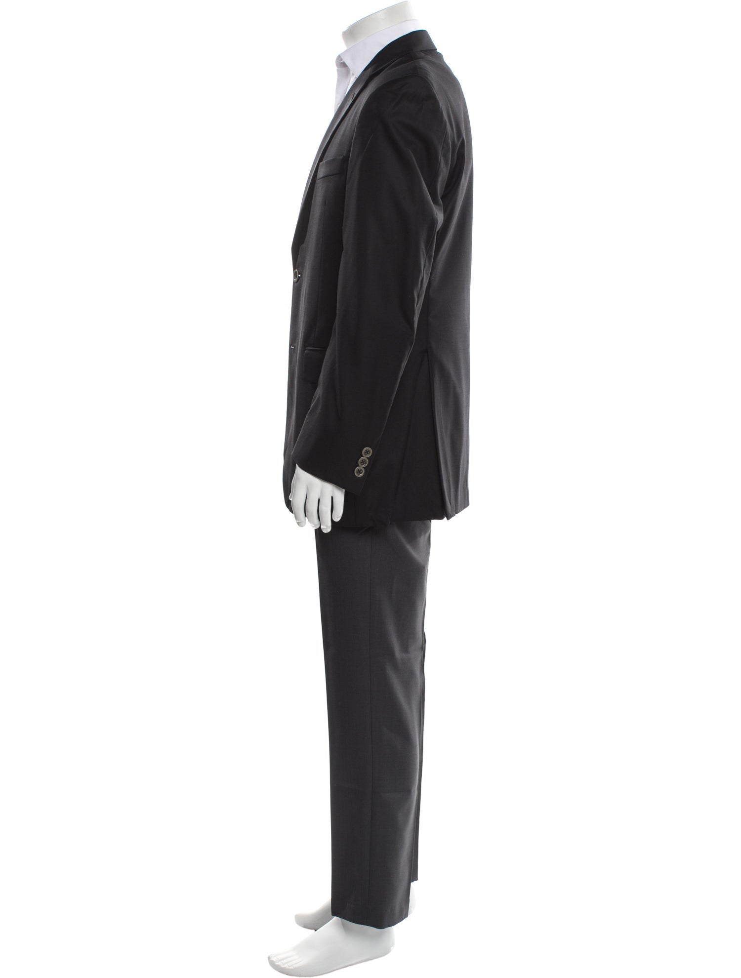Burberry London Wool Embroidered Accent Blazer