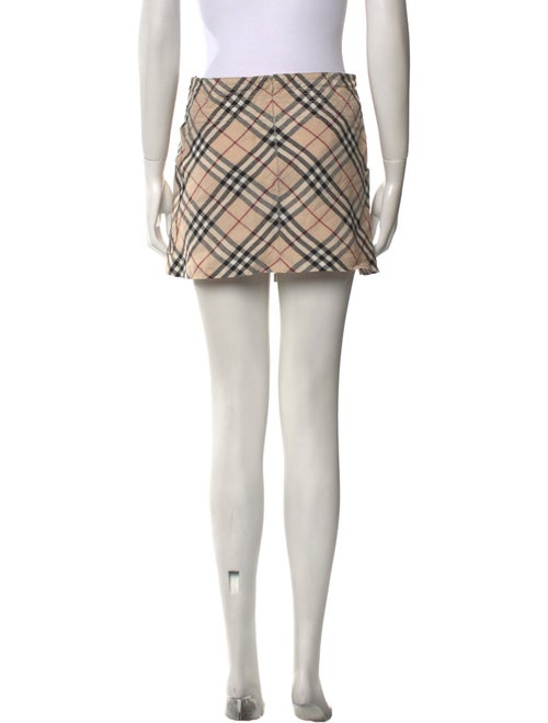 Burberry London Linen Mini Skirt