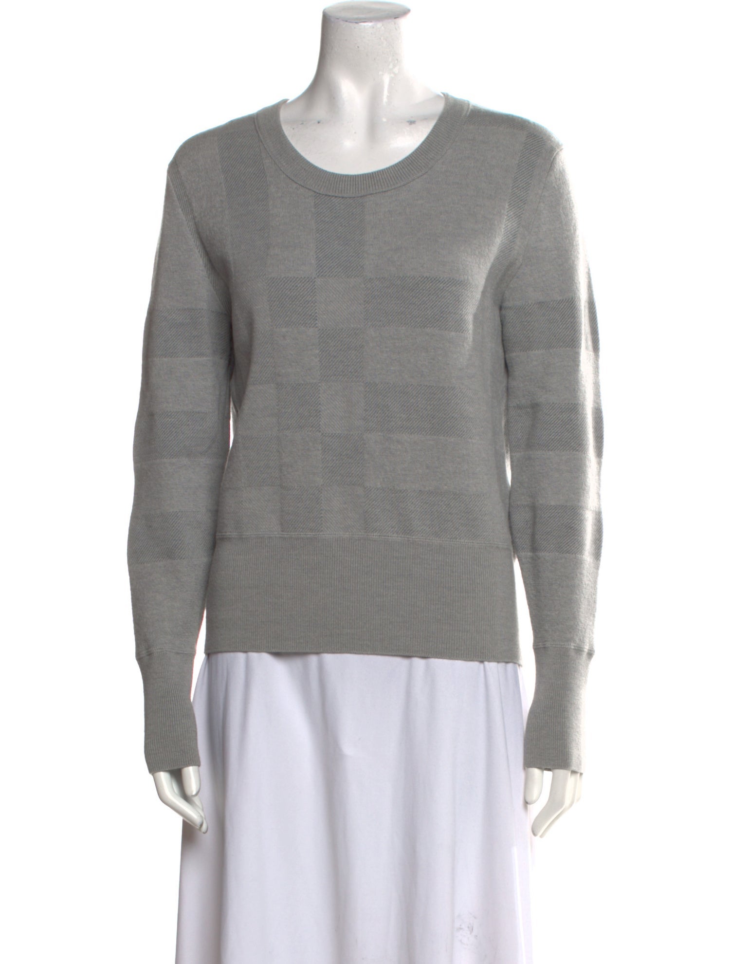 Burberry London Wool Graphic Print Sweater