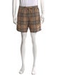 Burberry Nova Check Pattern Swim Trunks