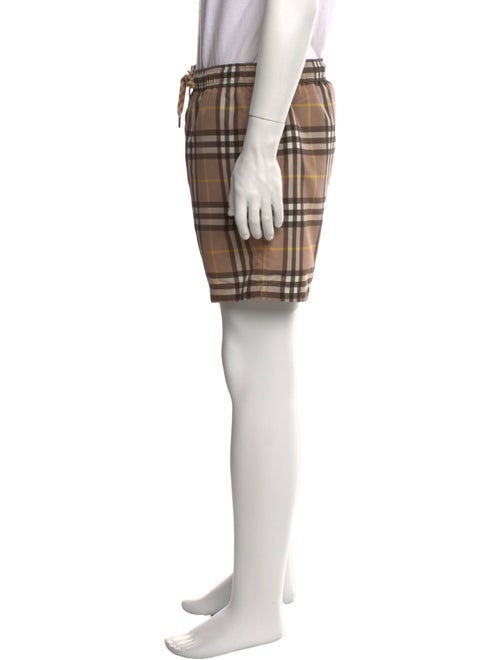 Burberry Nova Check Pattern Swim Trunks