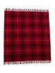Burberry London Lambswool Fringe Blanket