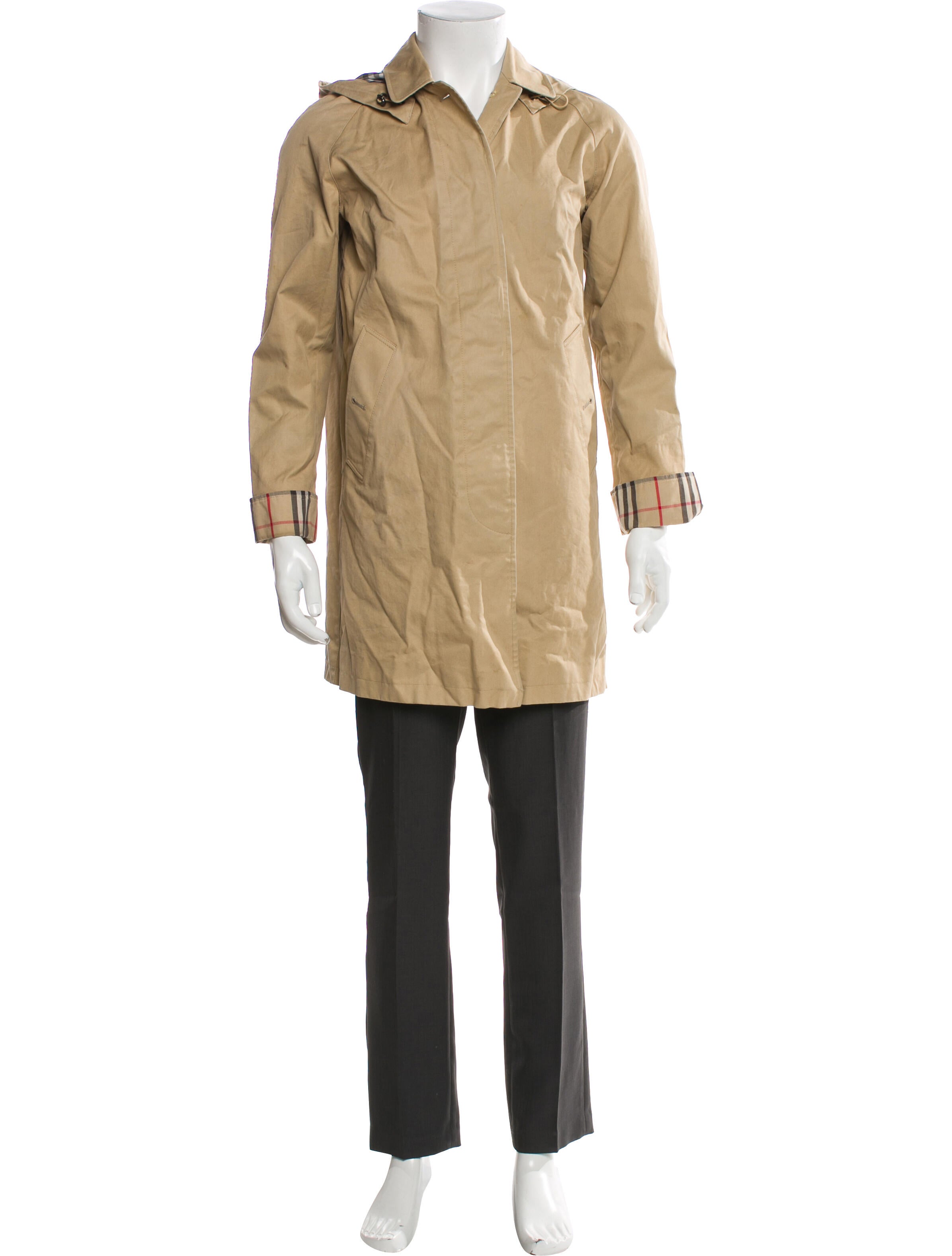 Burberry London House Check Pattern Parka