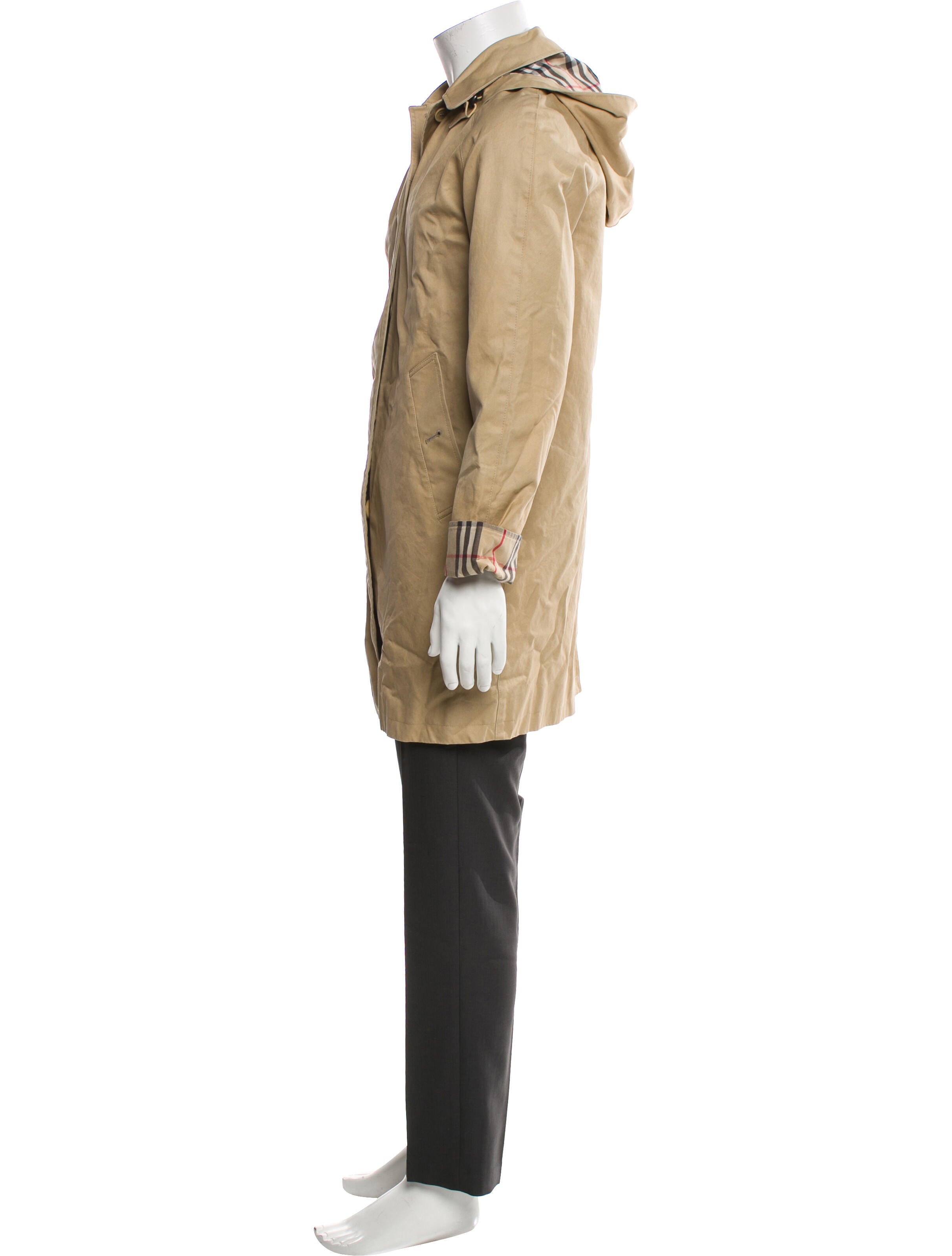 Burberry London House Check Pattern Parka