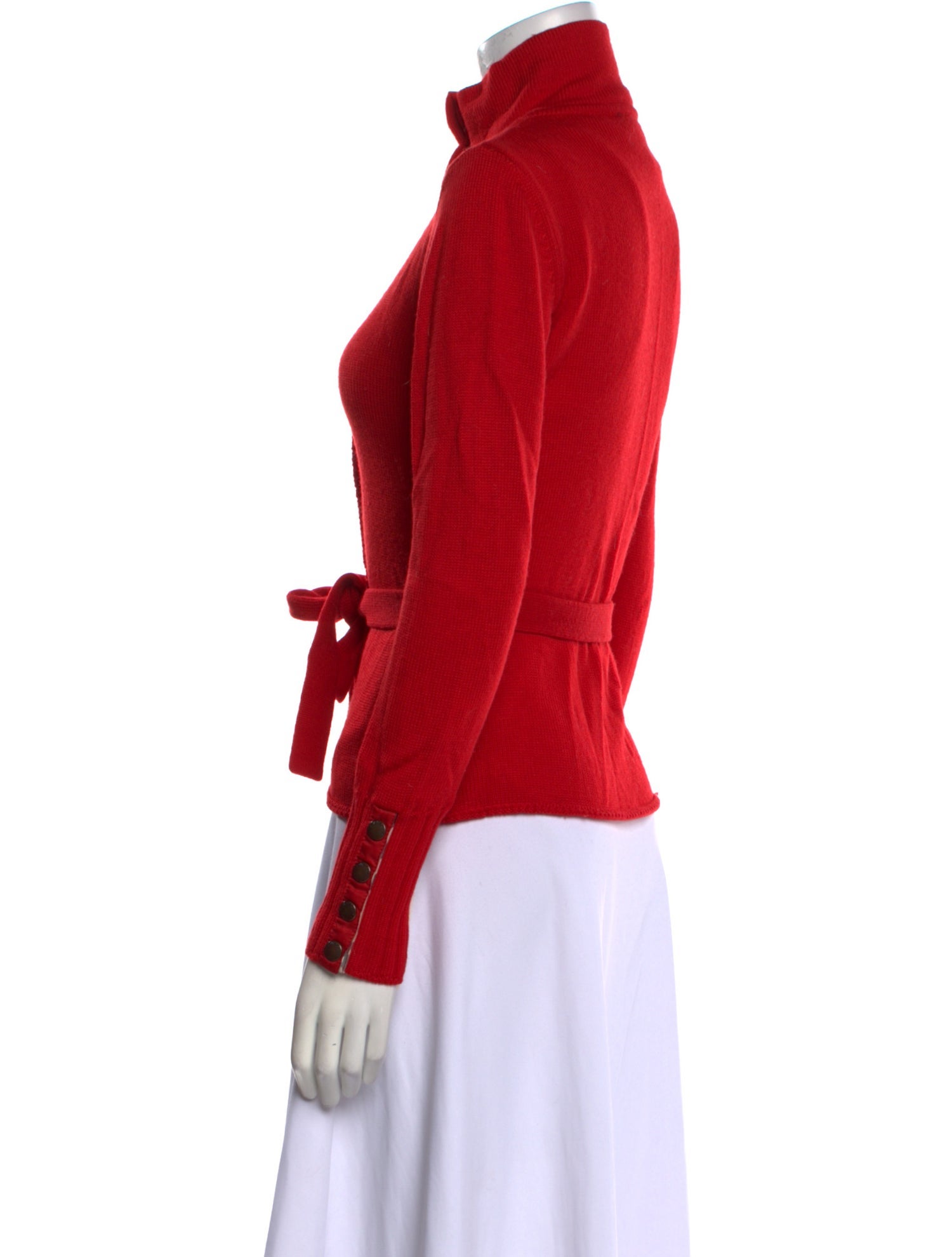 Burberry London Merino Wool Mock Neck Sweater