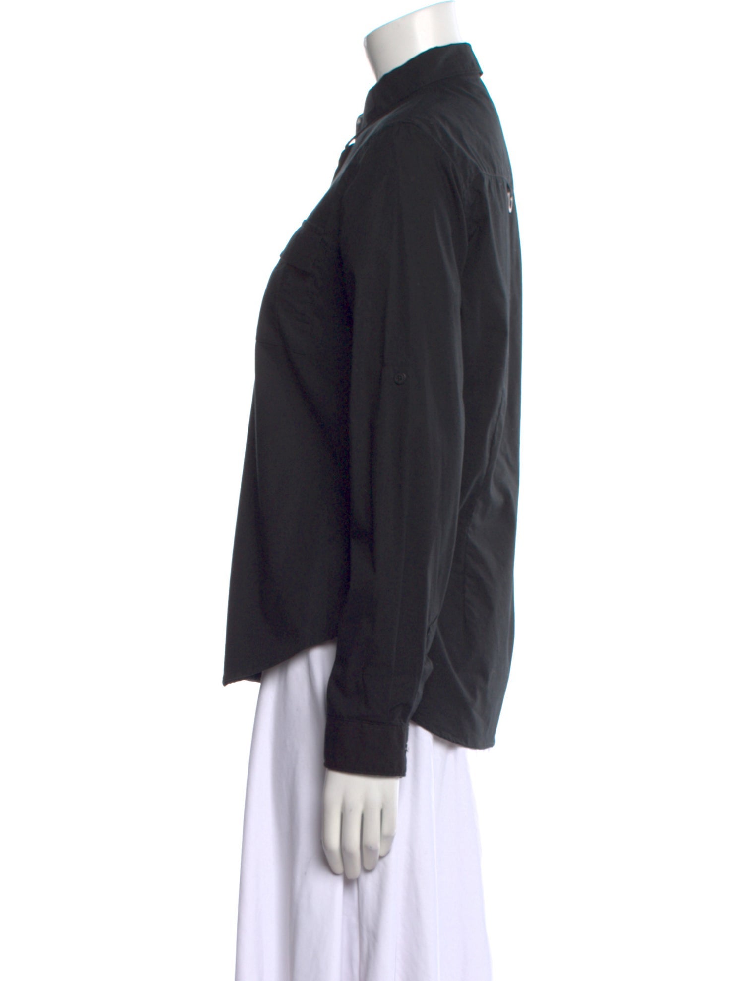 Burberry London Long Sleeve Button-Up Top