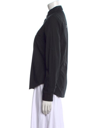 Burberry London Long Sleeve Button-Up Top