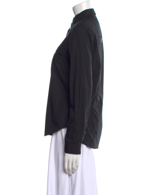 Burberry London Long Sleeve Button-Up Top