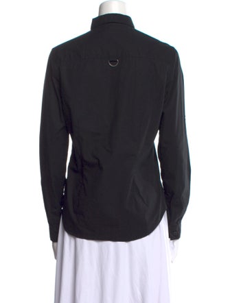 Burberry London Long Sleeve Button-Up Top