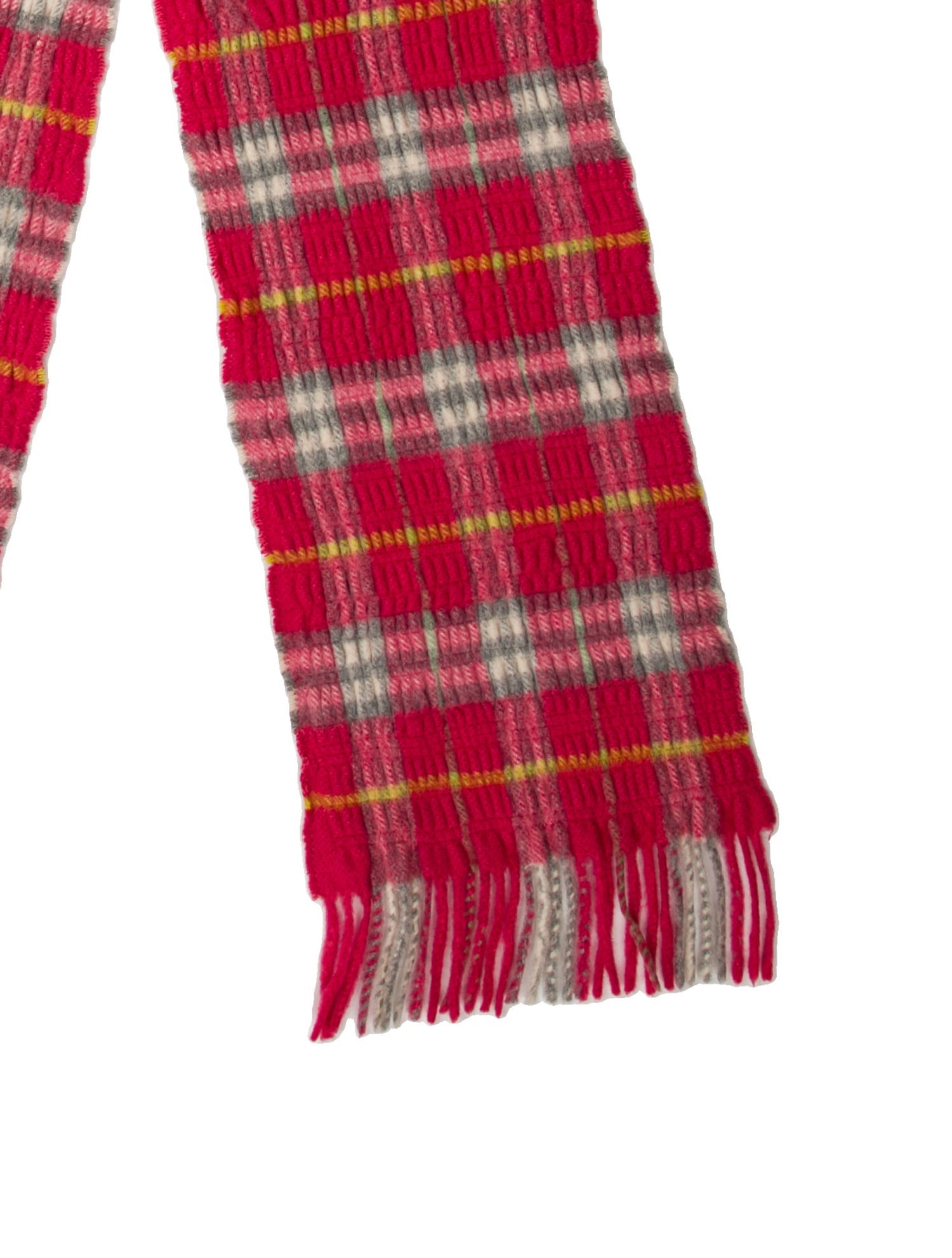 Burberry London Cashmere House Check Pattern Scarf