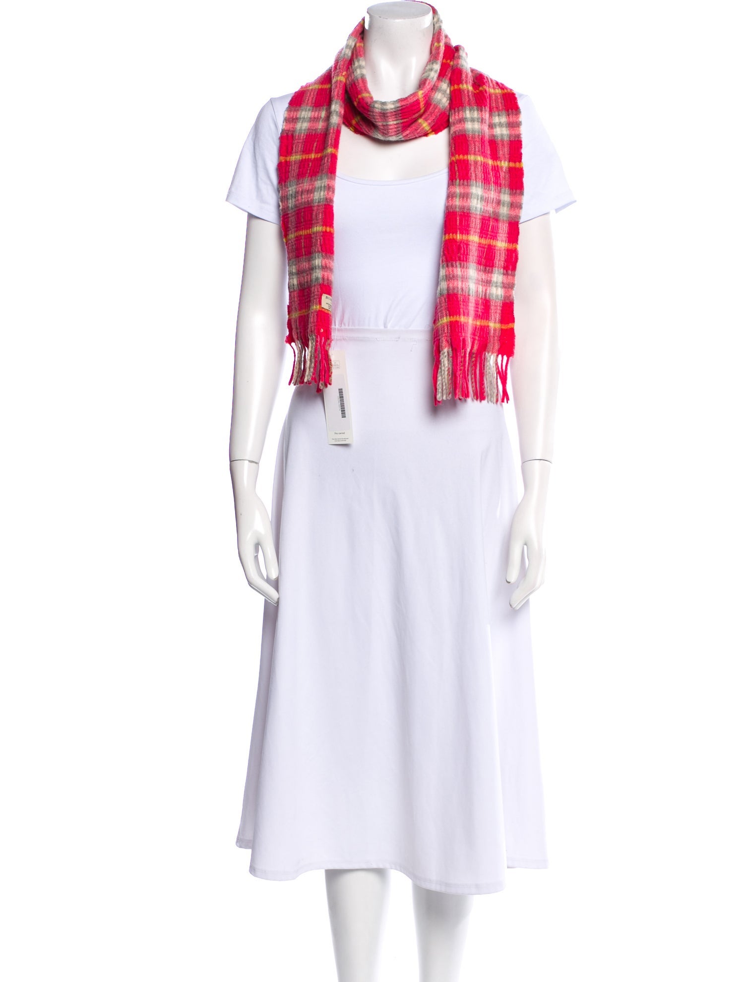 Burberry London Cashmere House Check Pattern Scarf