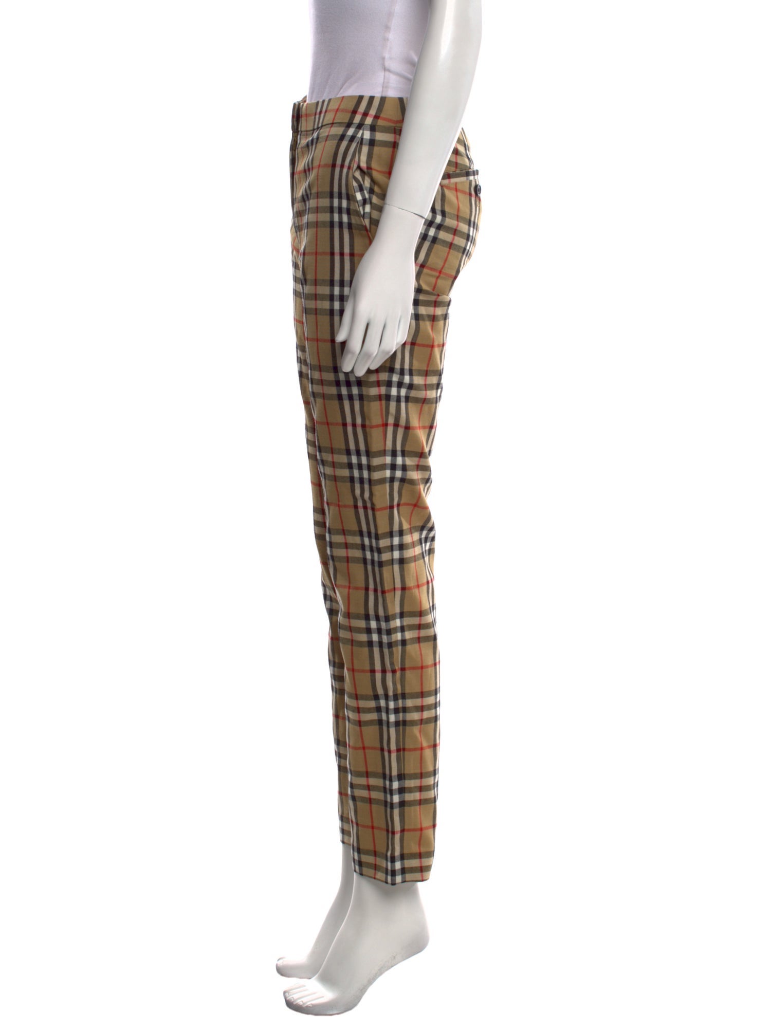 Burberry Wool Straight Leg Pants