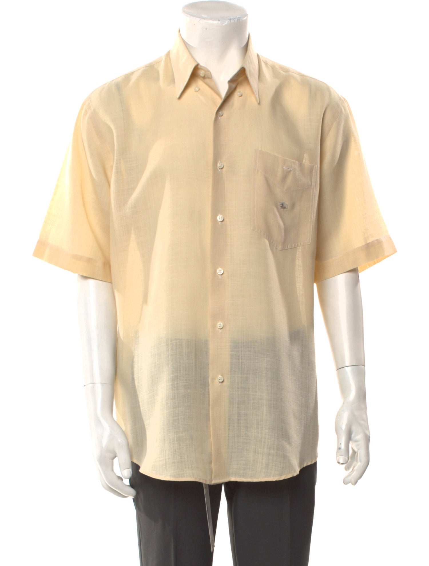 Burberry London House Check Pattern Short Sleeve Shirt