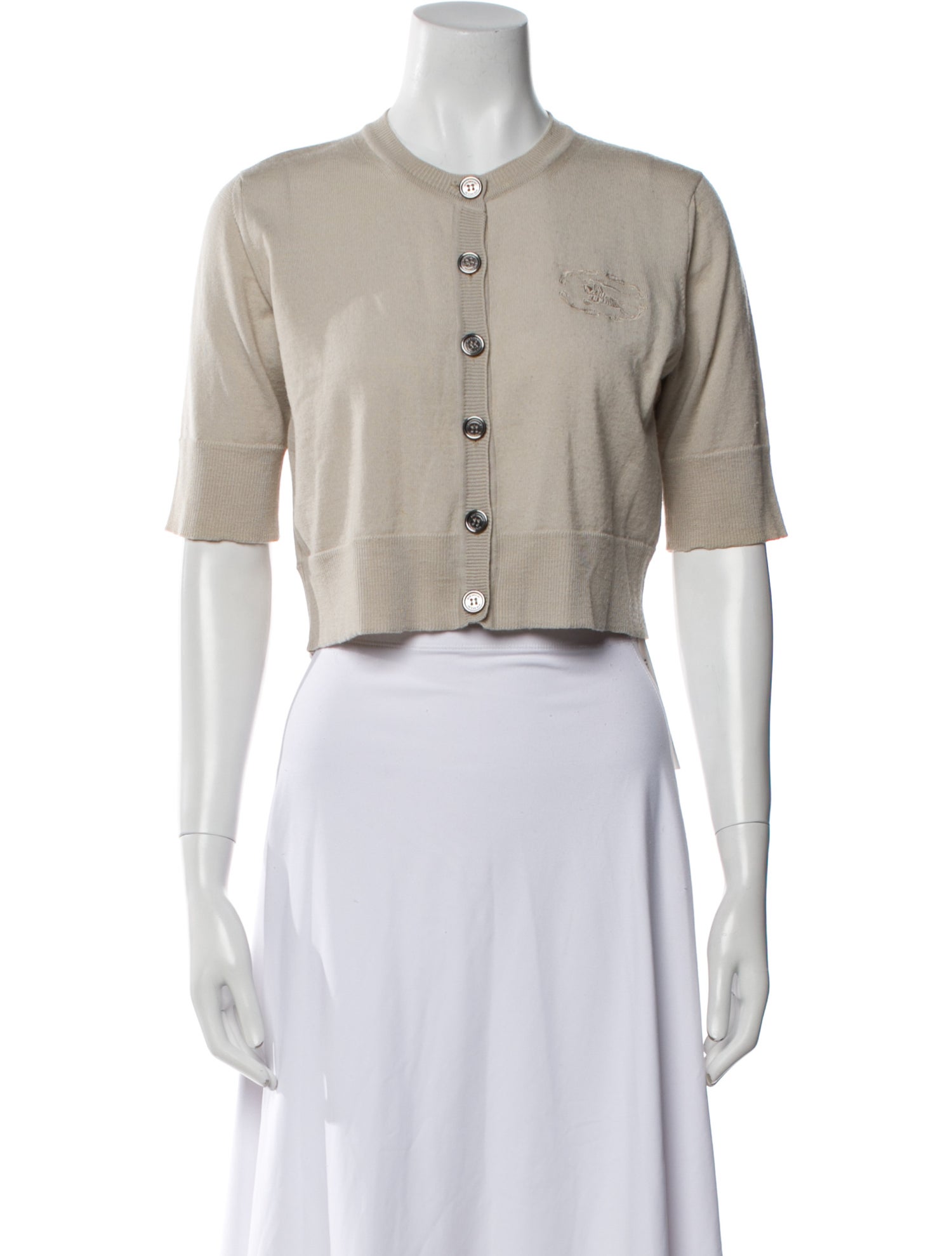 Burberry London Merino Wool Crew Neck Sweater