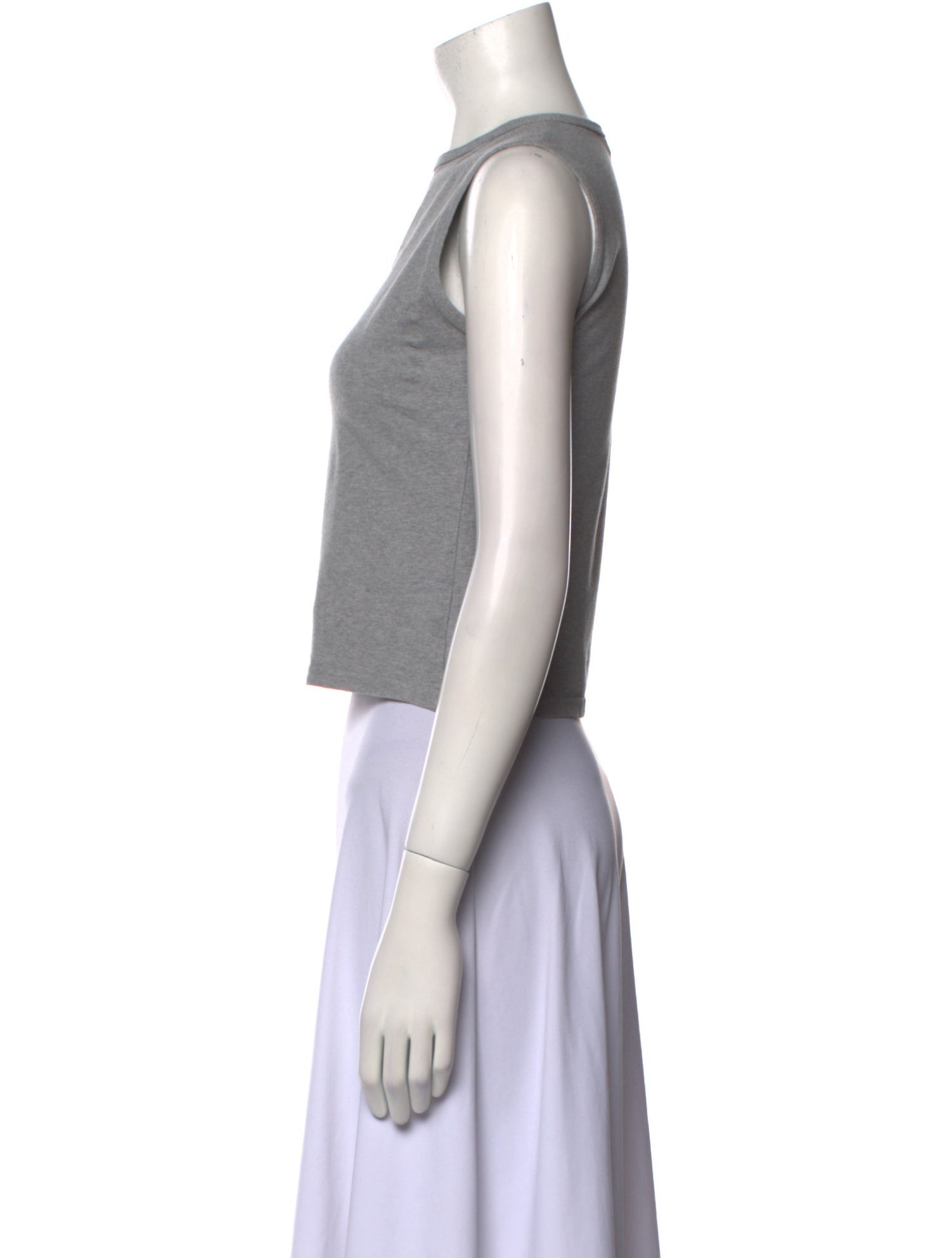 Burberry London Graphic Print Crew Neck Crop Top