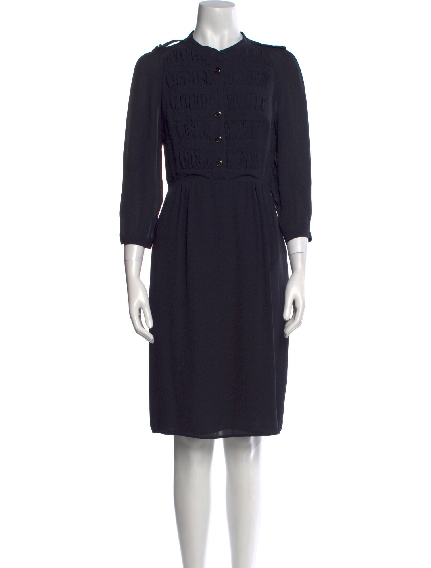 Burberry London Silk Knee-Length Dress