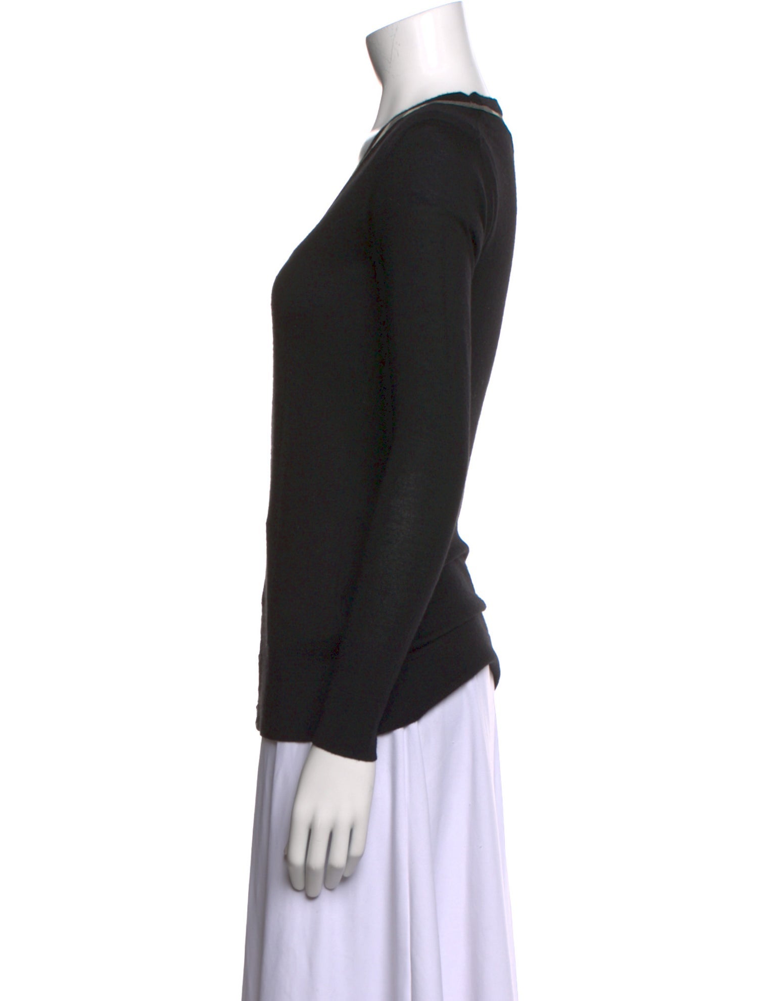 Burberry London Wool V-Neck Sweater