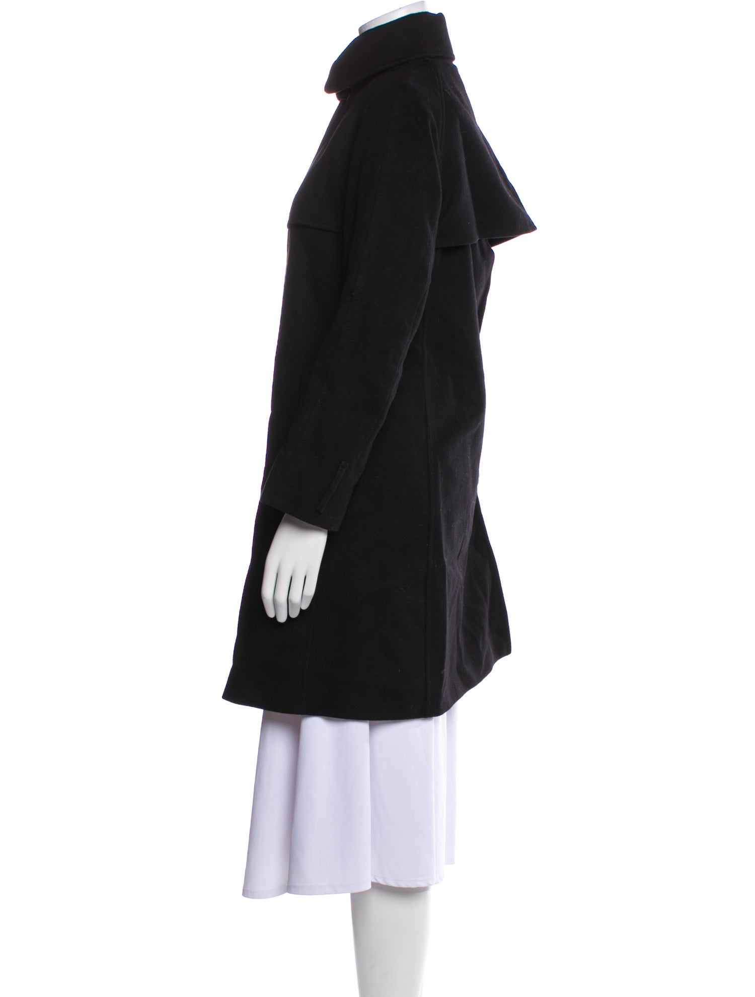 Burberry Prorsum Virgin Wool Trench Coat