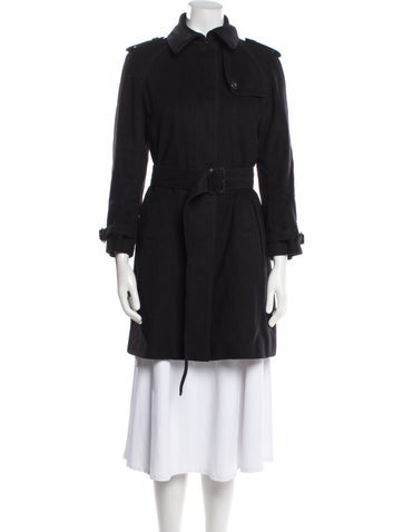 Burberry London Coats Virgin Wool Trench Coat US 6 | M