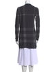 Burberry London Wool Plaid Print Sweater