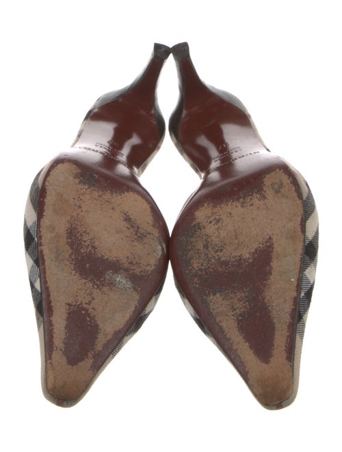 Burberry London Wool Printed Mules