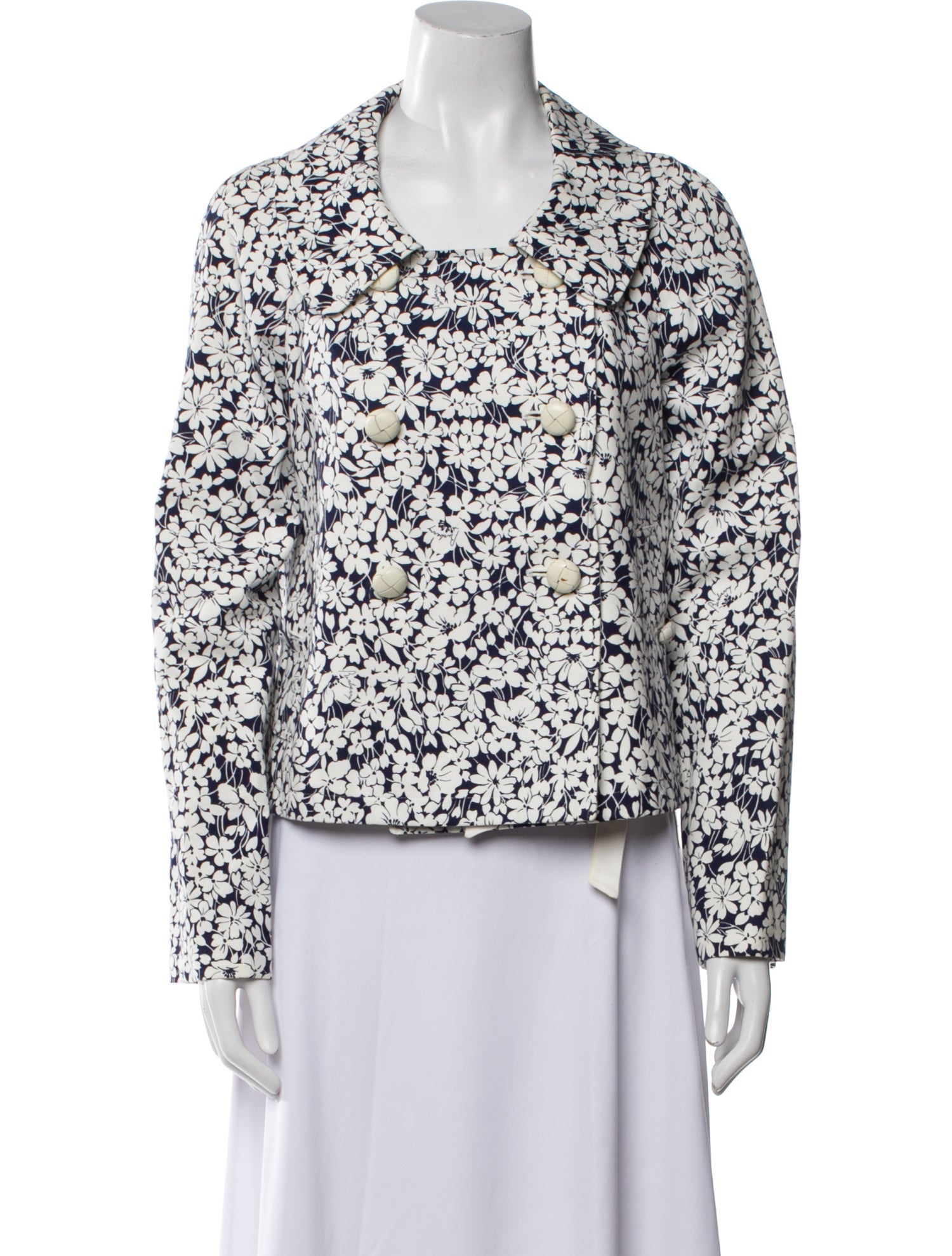 Burberry London Floral Print Evening Jacket