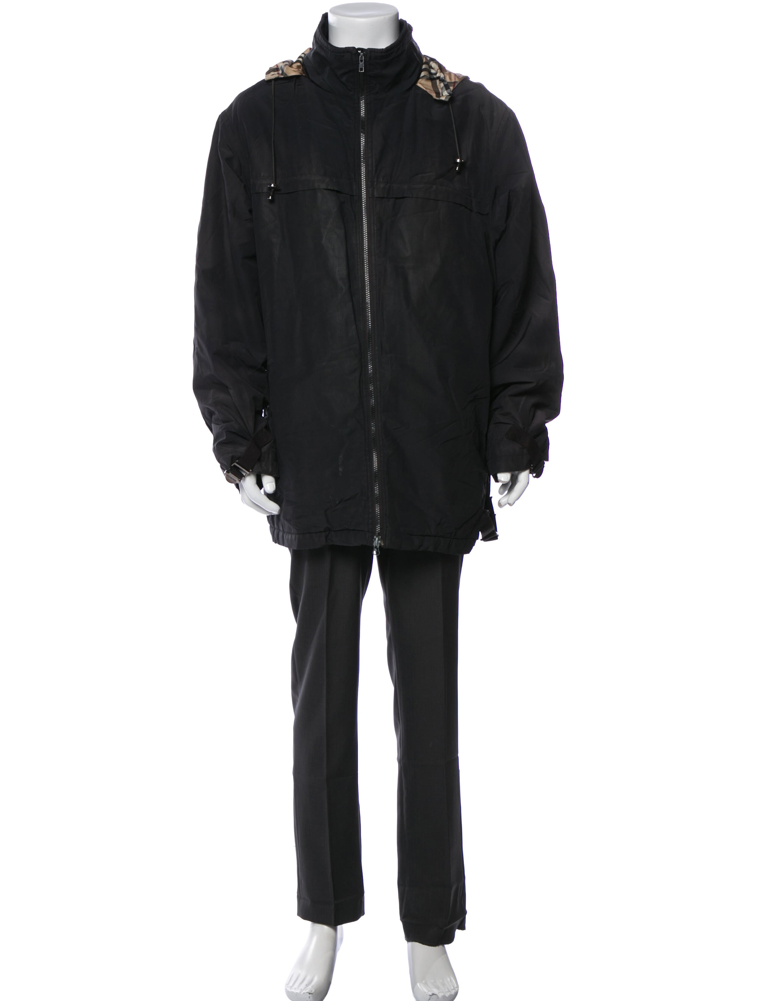 Burberry London House Check Pattern Parka