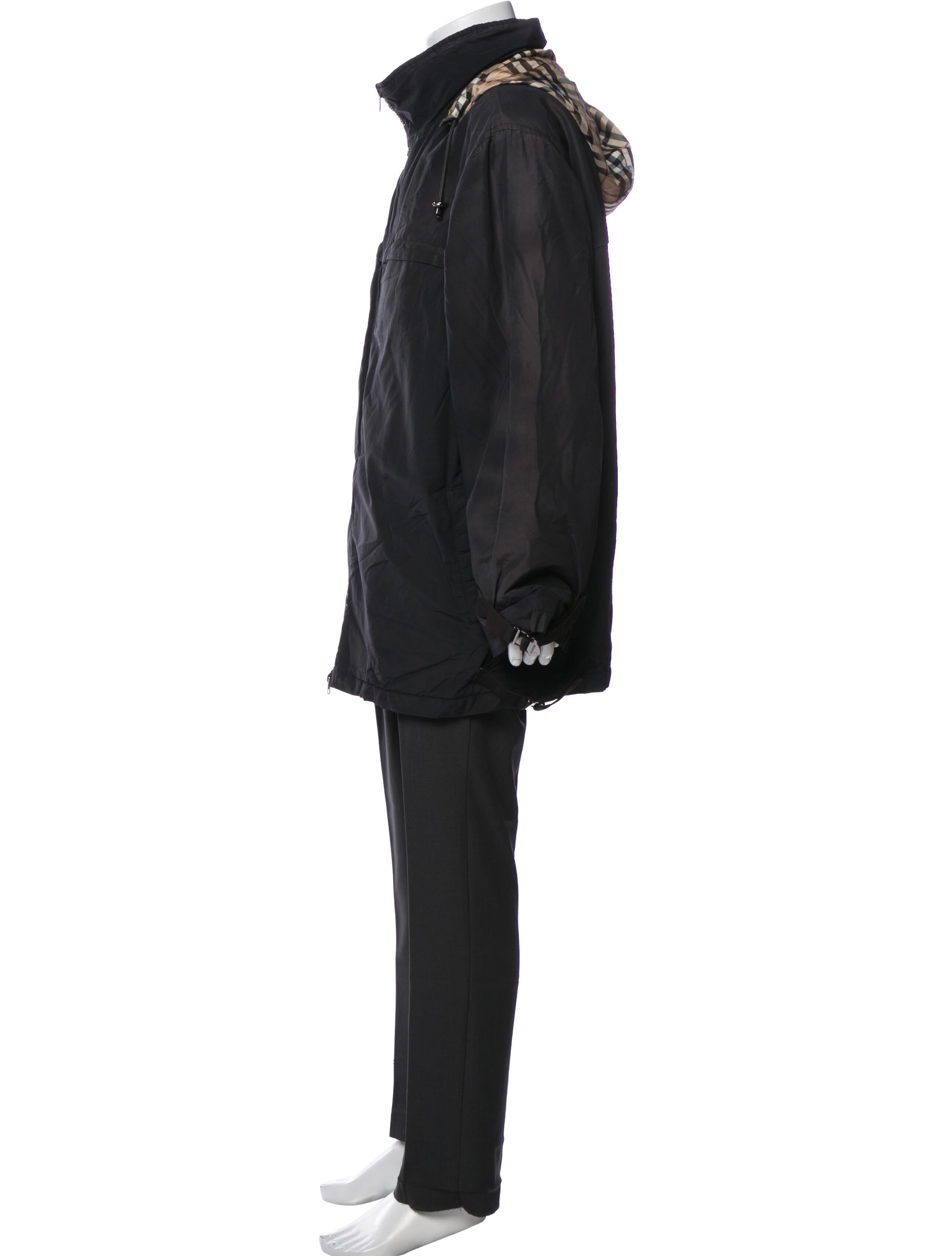 Burberry London House Check Pattern Parka