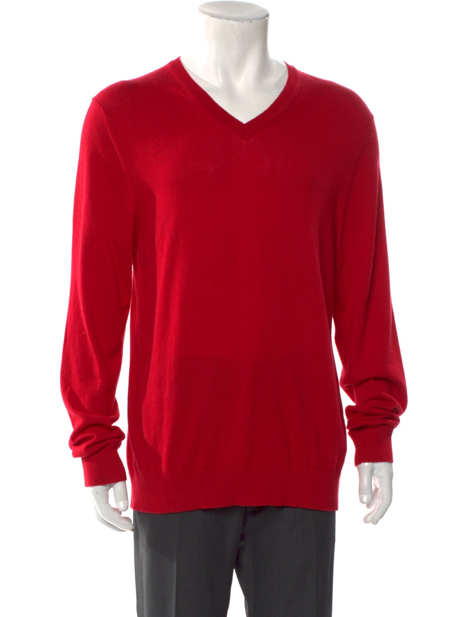 Burberry Nova Check Pattern V-Neck Pullover