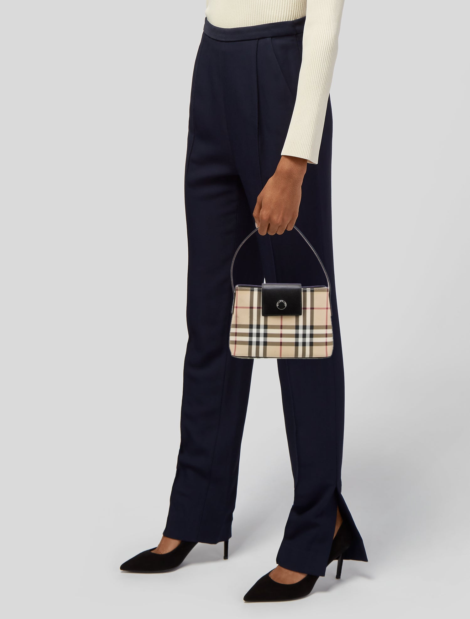 Burberry London Nova Check Shoulder Bag