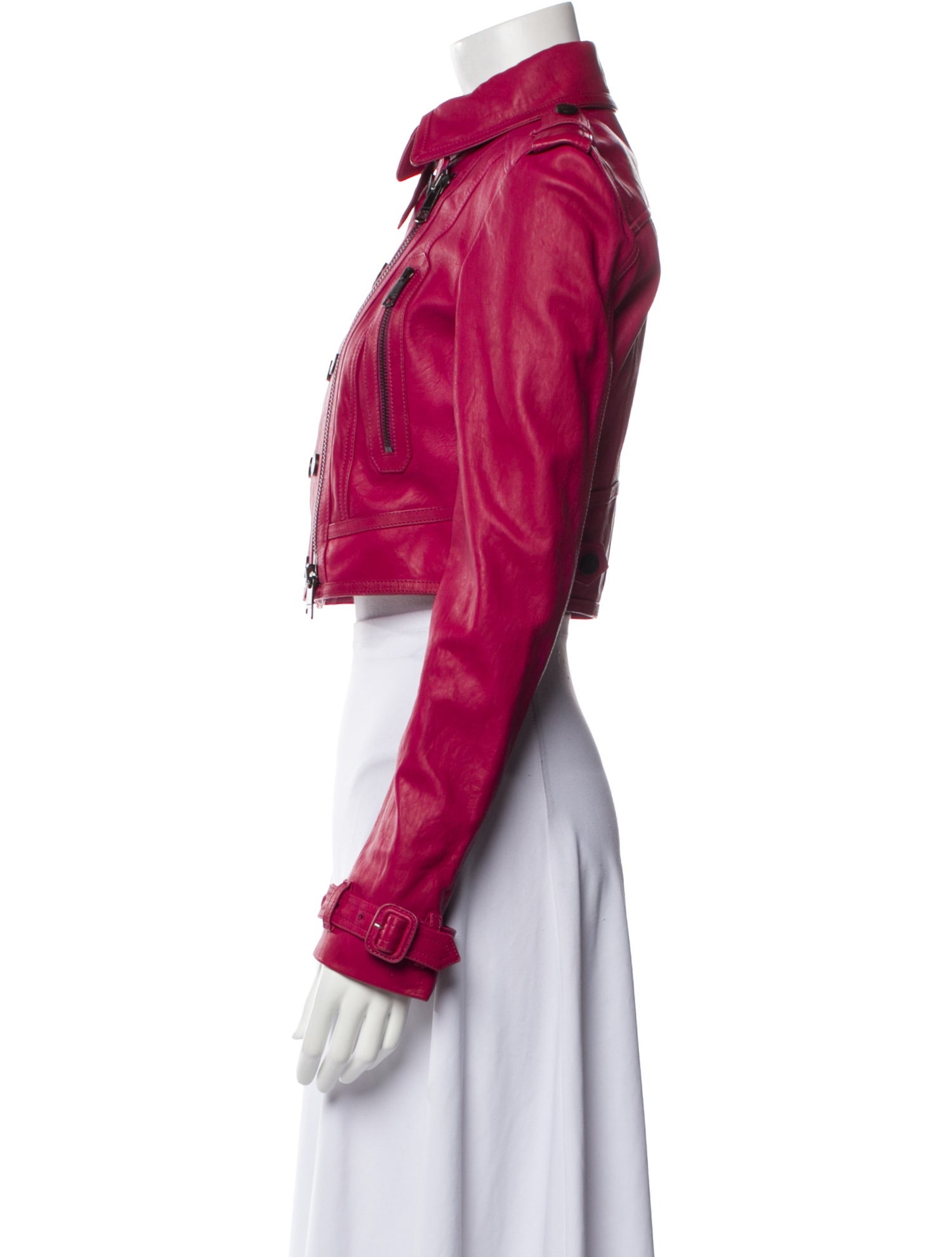 Burberry London Leather Biker Jacket