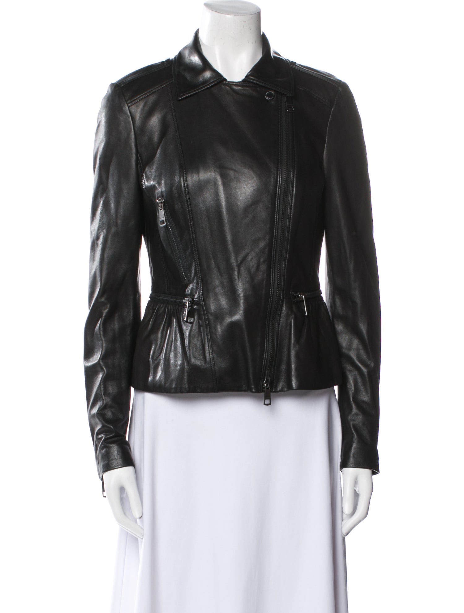 Burberry London Lambskin Biker Jacket