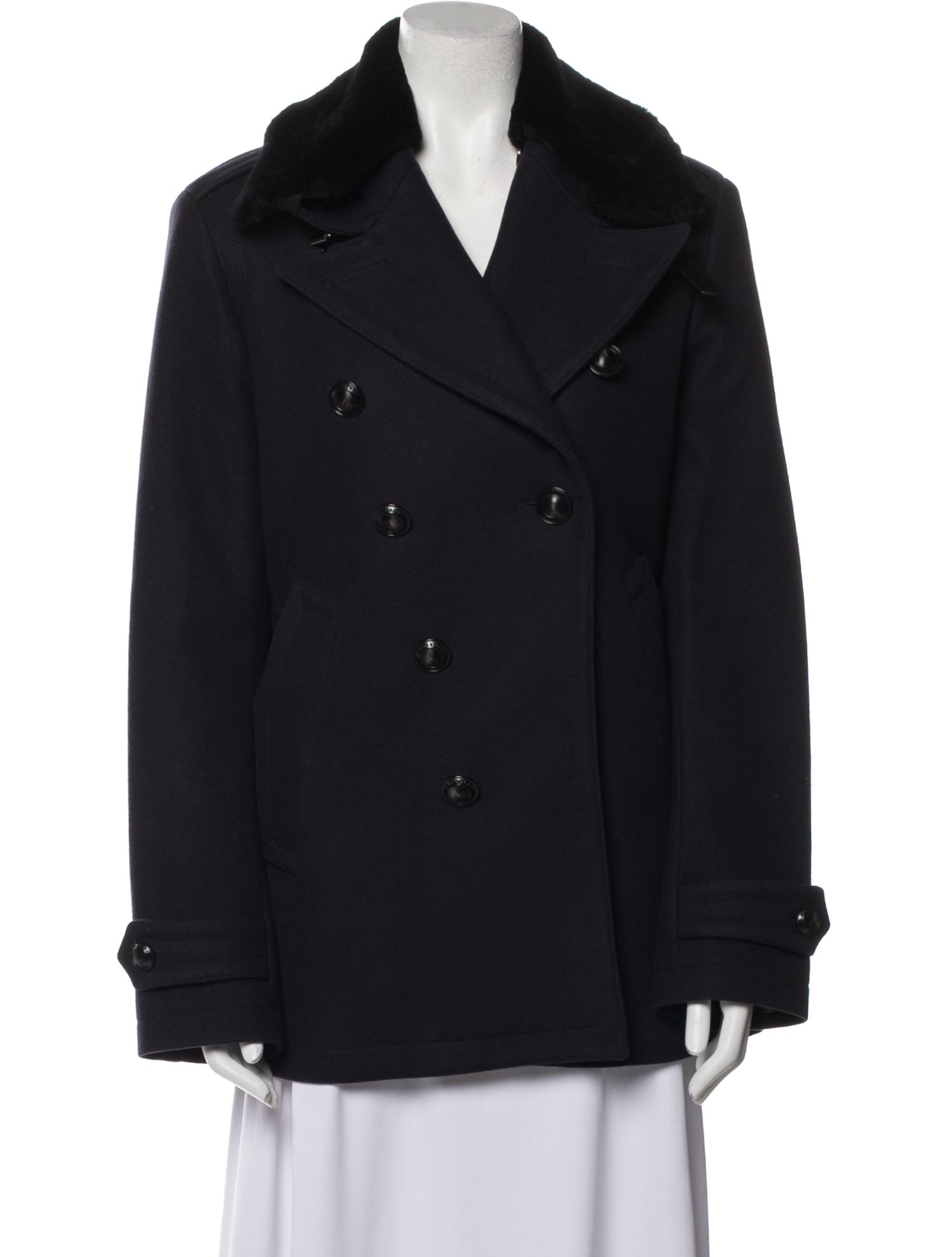 Burberry London Wool Peacoat
