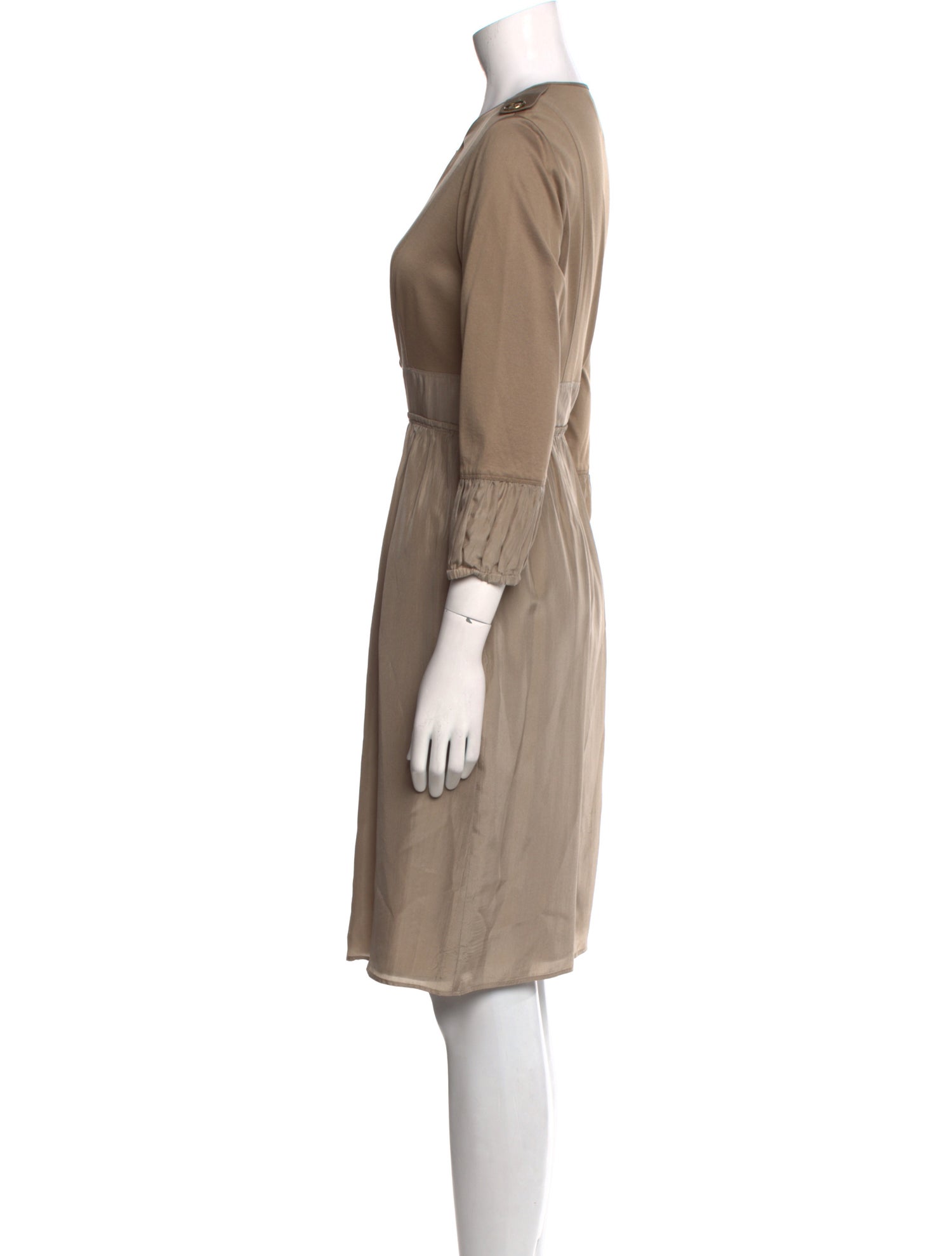 Burberry London Silk Knee-Length Dress