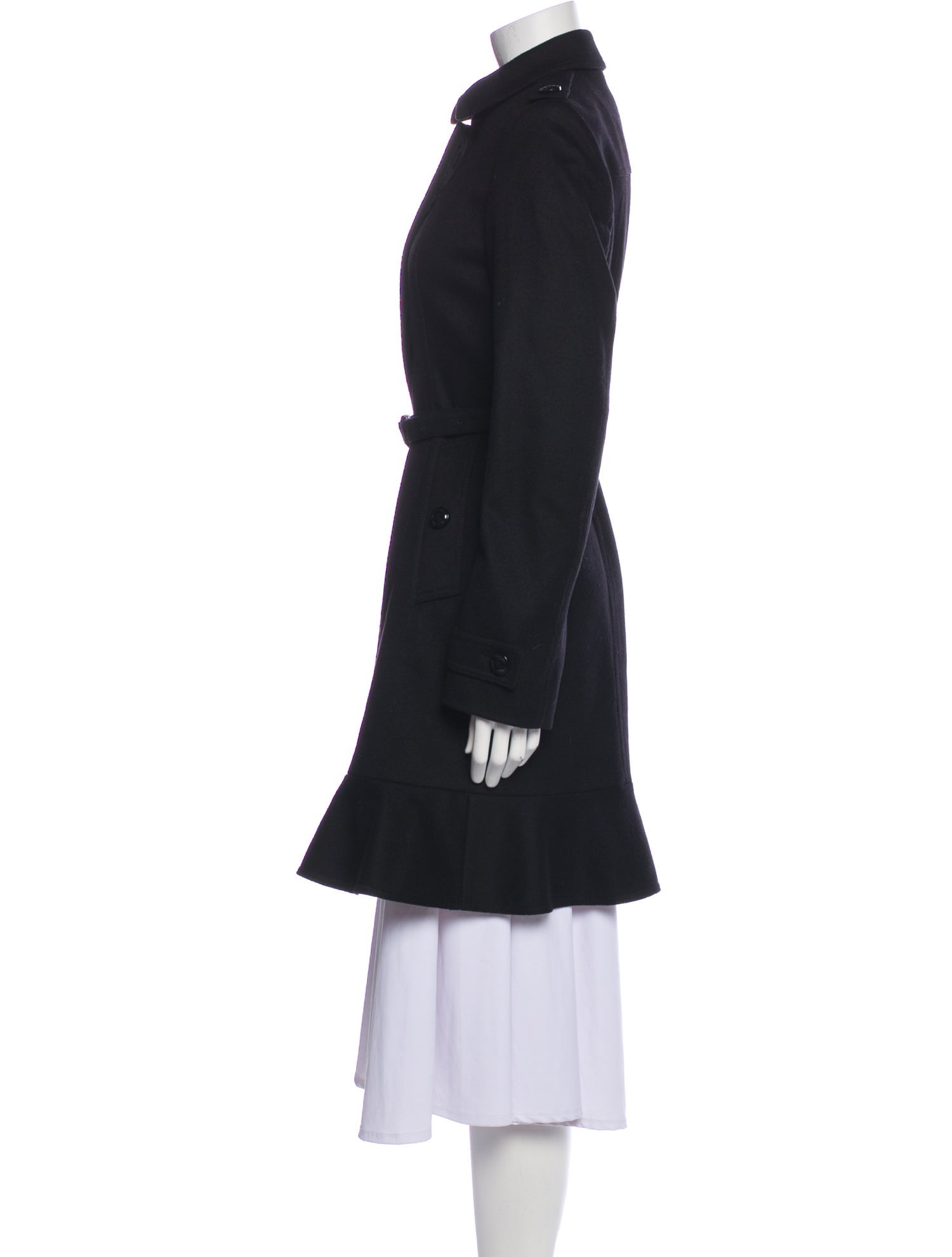 Burberry London Virgin Wool Trench Coat