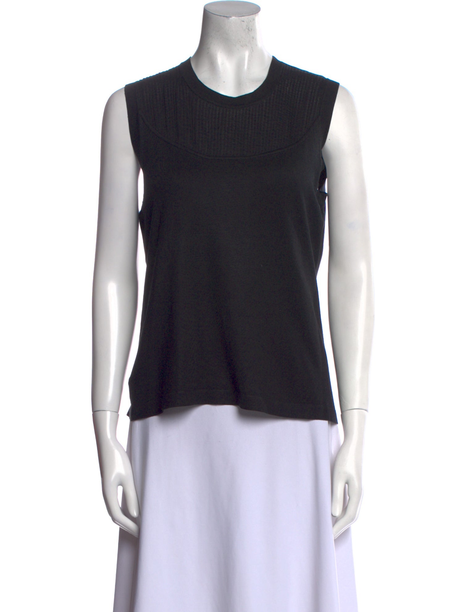 Burberry London Silk Crew Neck Top