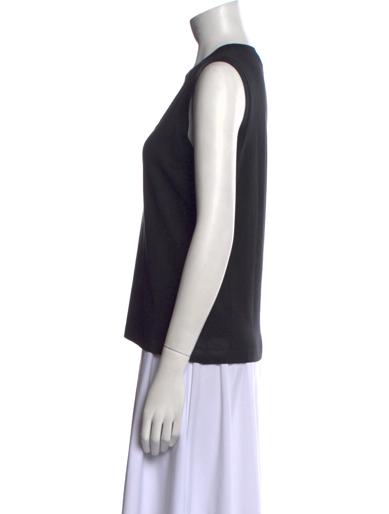 Burberry London Silk Crew Neck Top