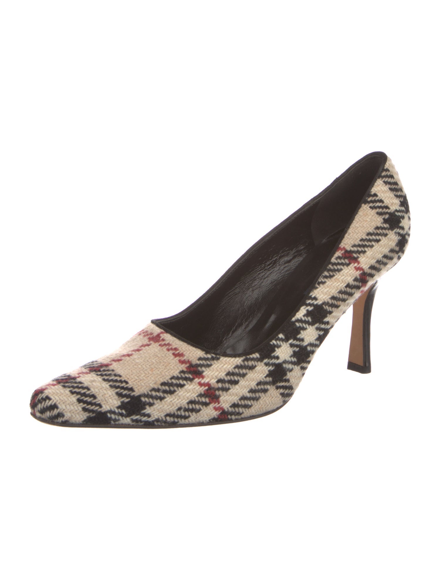 Burberry London Nova Check Pattern Pumps