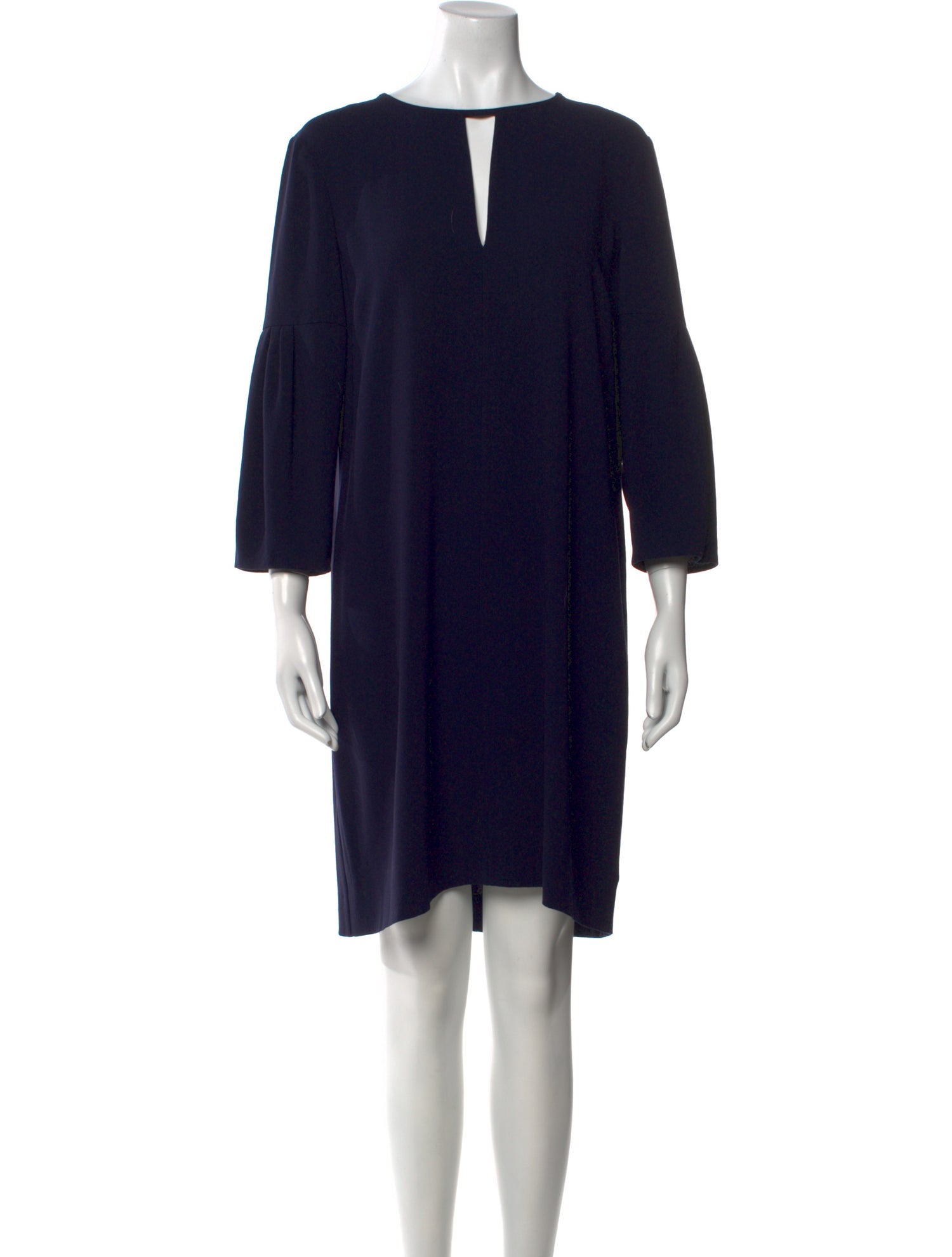 Burberry London V-Neck Knee-Length Dress