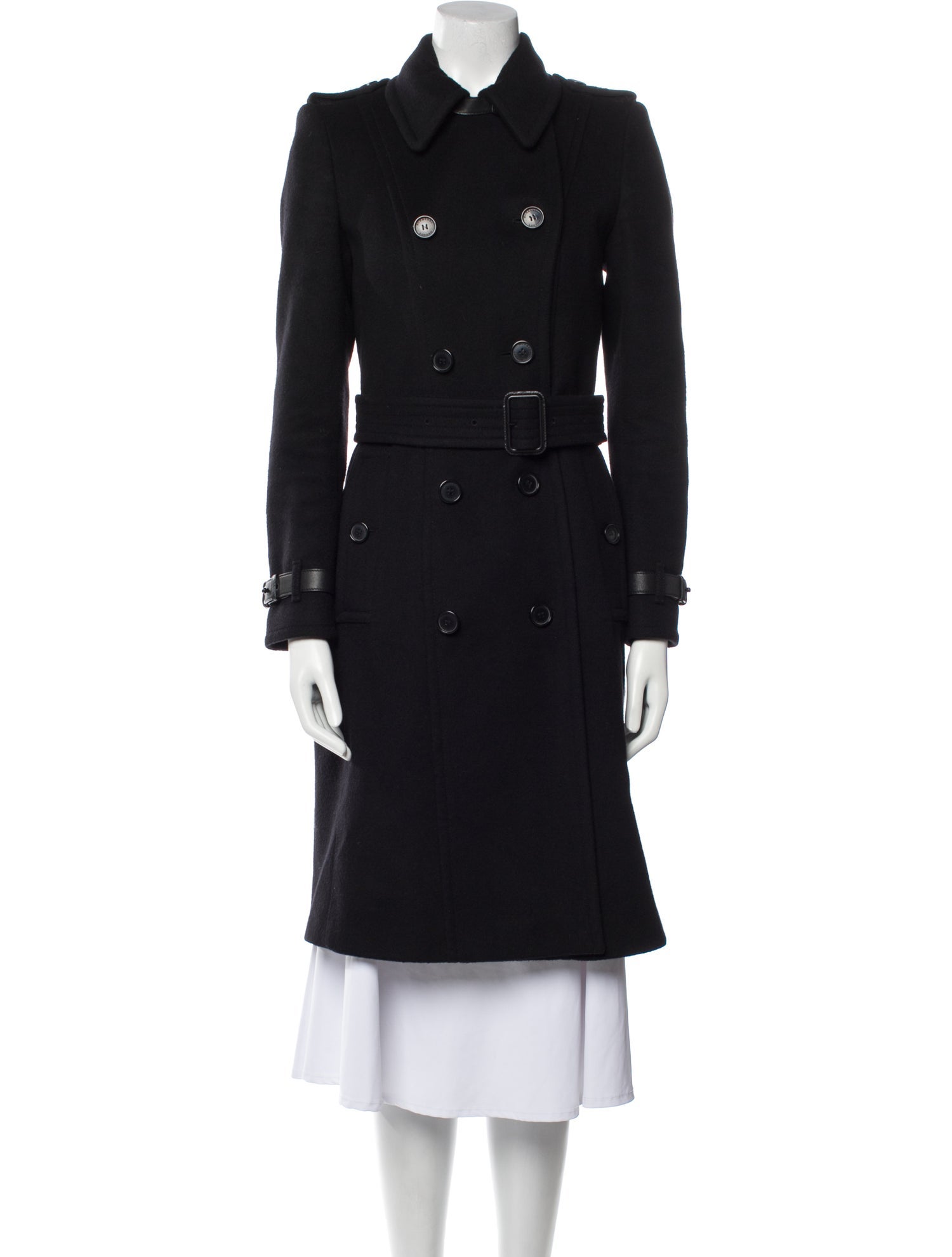 Burberry London Virgin Wool Trench Coat