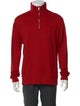 Burberry Brit House Check Pattern Mock Neck Polo Sweater