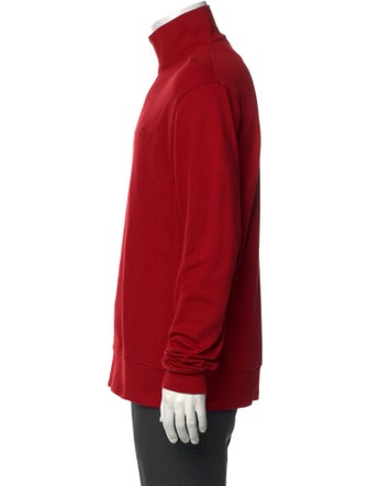 Burberry Brit House Check Pattern Mock Neck Polo Sweater