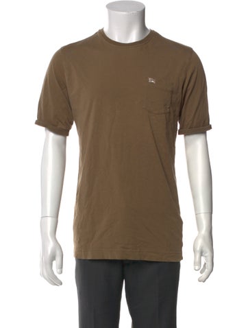 Burberry London T-Shirts Nova Check Pattern Crew Neck T-Shirt S