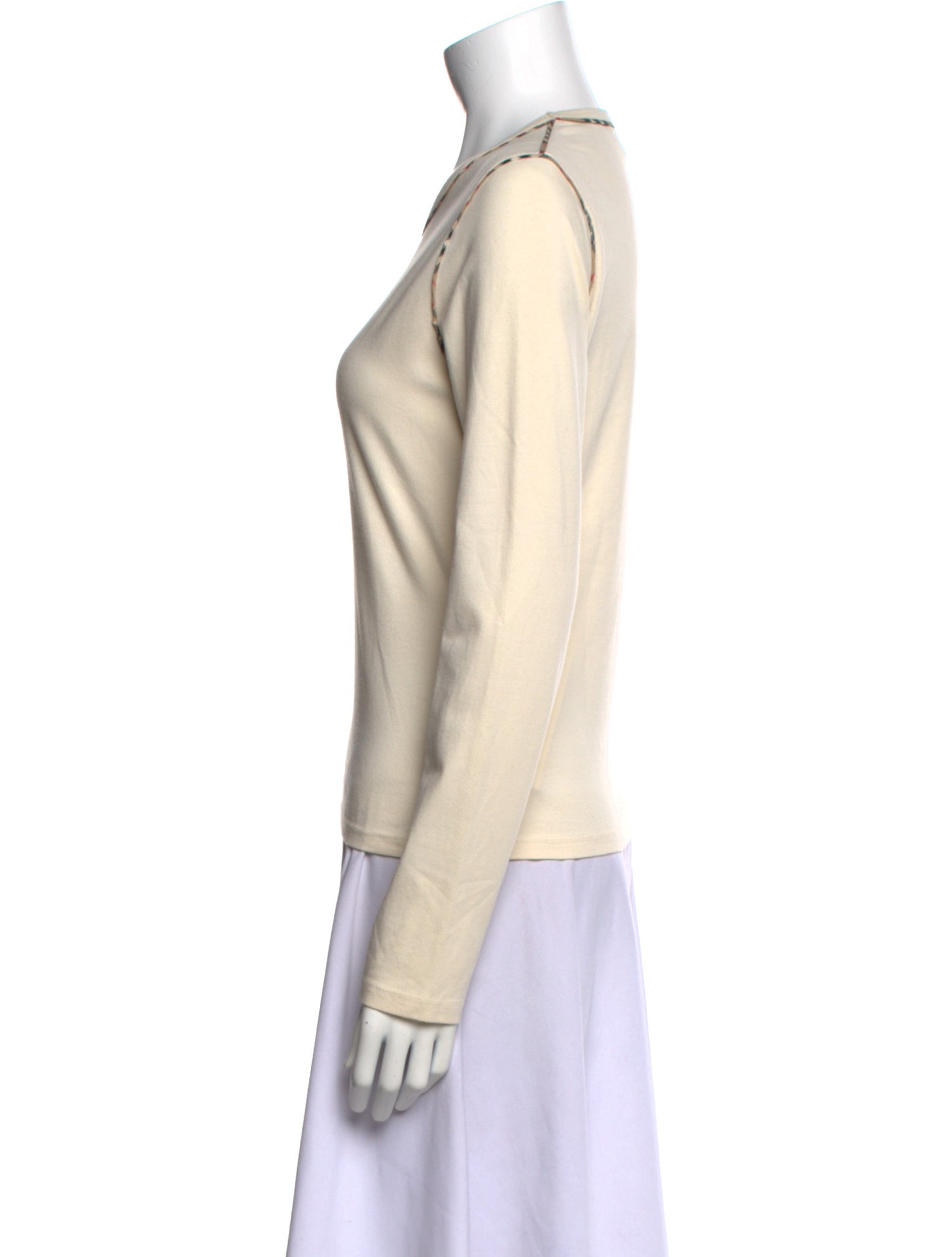 Burberry London Crew Neck Long Sleeve Sweatshirt